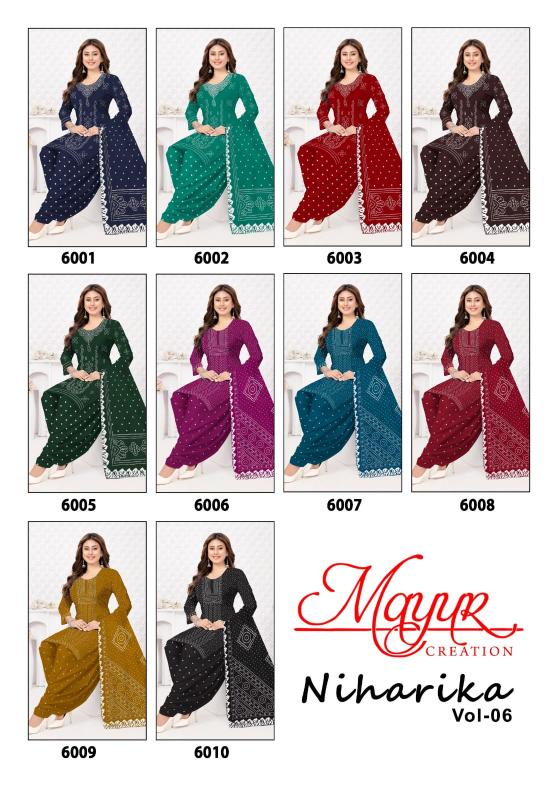 Mayur creation niharika vol 6 wholesale dress materials online sri lanka
